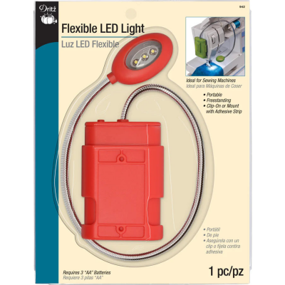 Dritz Flexible LED Light Free-Standing and Clip-On 942