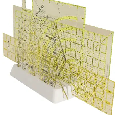 Dritz Plastic Ruler & Template Stand 10 Slots White 3143