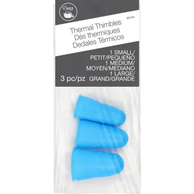 Dritz Thermal Thimbles Assorted Sizes 3 pc 82445