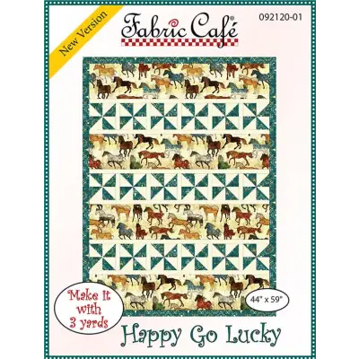 Fabric Cafe - Happy Go Lucky Pattern 864864