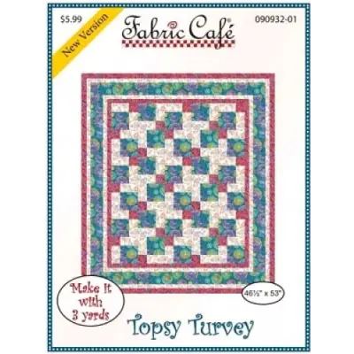 Fabric Cafe - Topsy Turvey Quilt Pattern 637811