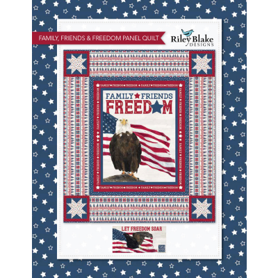 Family Friends & Freedom Panel Quilt - Free Pattern
