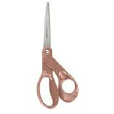 Fiskars 8in Bent Sparkle Scissors Copper F194514-1016