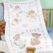 Jack Dempsey Needle Art® Baby Love Bears Crib Quilt Top