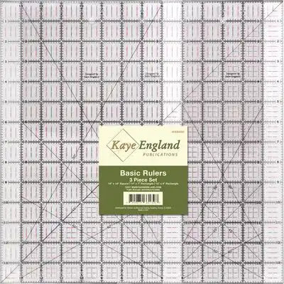 Kaye England Basic Set of Rulers KEBASIC