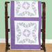 Lavender Flowers 18″ Quilt Blocks 18’ 732694