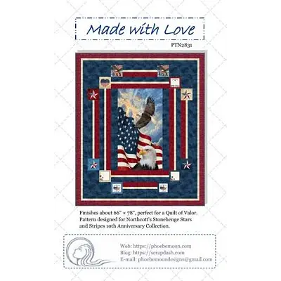 Made With Love quilt pattern PM01347