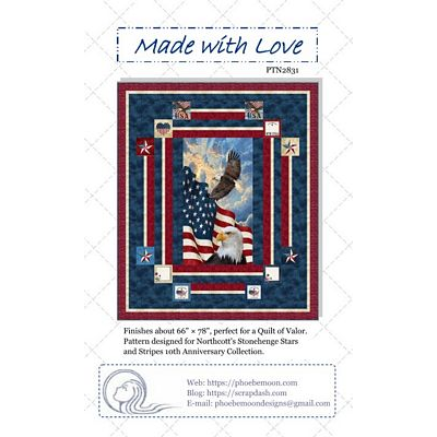 Made With Love quilt pattern Patterns PM01347