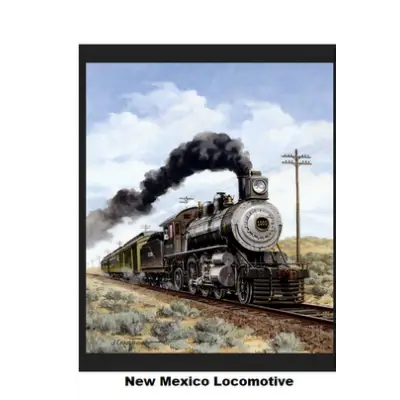 Marshall Dry Goods New Mexico Locomotive Panel 824706