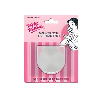 Round pink compact mirror in retro packaging for Nifty Notions 45mm Replacement Blades