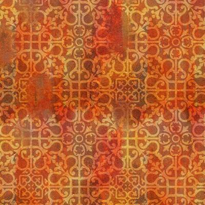 Paintbrush Studios Stucco - Orange Fabric 12099651