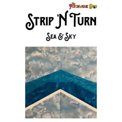 The Patchwork Dog Strip N Turn - Sea & Sky SNT-SEASKY