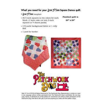 The Patchwork Dog Strip N Turn - Square Dance Easy