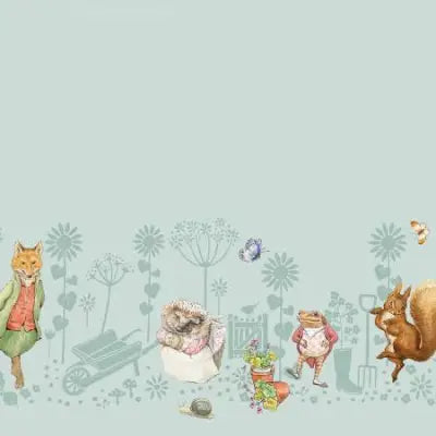 Peter Rabbit & Friends™ Border Print Blue 882908