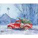 Picture A Christmas - Red Truck Panel Riley Blake Designs