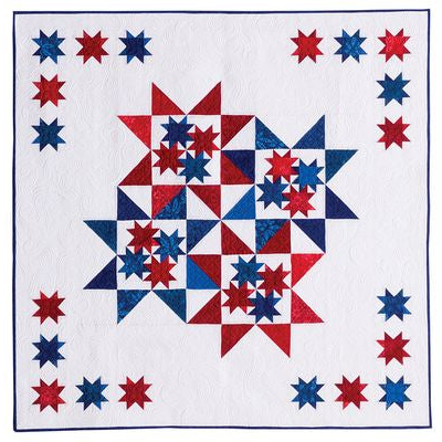 Red White & Blue Star Quilts Pattern Books CT11473