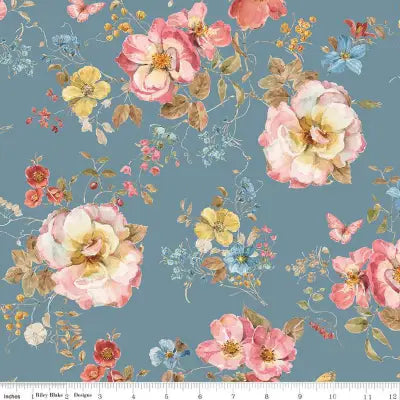 Riley Blake Designs 108 Wide Back Countryside Floral Storm