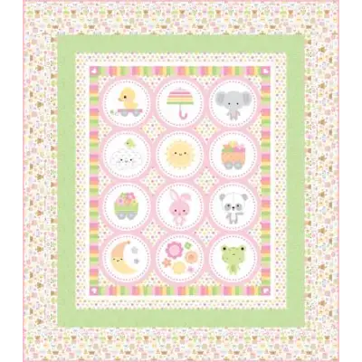 Riley Blake Designs Bundle of Joy Panel Quilt Boxed Kit