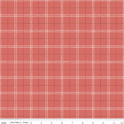 Riley Blake Designs Countryside Plaid Red Collection C14535