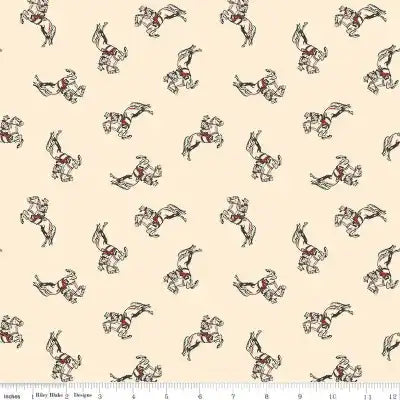 Riley Blake Designs Cowboys Cowboy Cream 865537