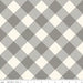 riley Blake Designs - Fleur Noire Line Plaid Cream 44’’