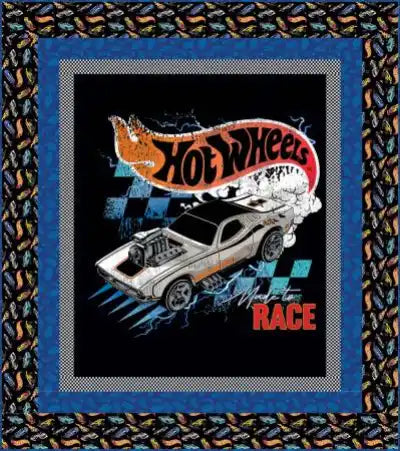 Riley Blake Designs Hot Wheels Panel Quilt Boxed Kit