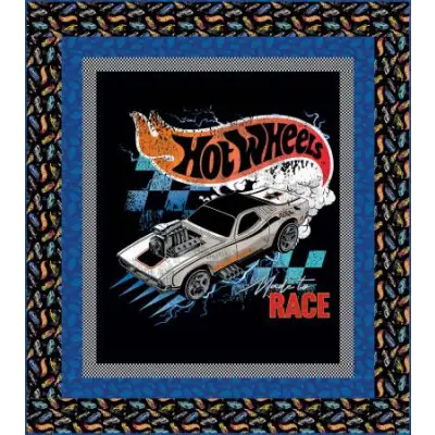 Riley Blake Designs Hot Wheels Panel Quilt Boxed Kit Kits