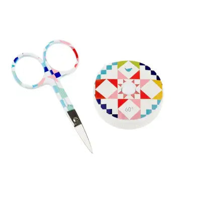 Riley Blake Designs Scissor and Tape Measure Duo Scissors