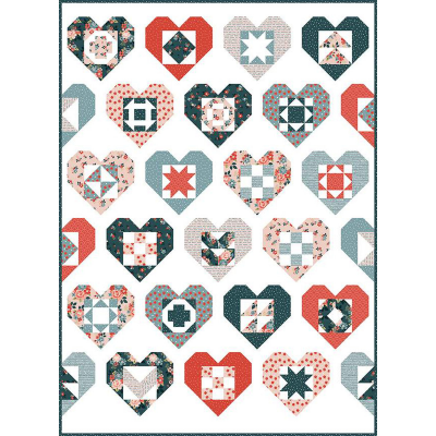 Riley Blake Designs - Wholehearted Quilt Boxed Kit Vintage