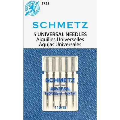 Schmetz Universal 5-pk sz18/110 s1728