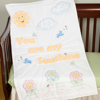 You are My Sunshine Crib Quilt Top 4060925