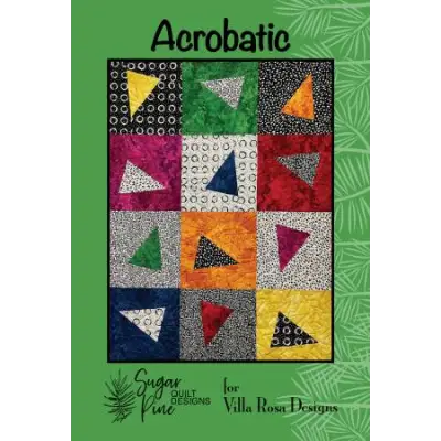 Villa Rosa Designs - Acrobatic - Post Card Quilt Pattern