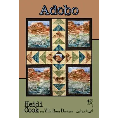 Villa Rosa Designs - Adobo - Post Card Quilt Pattern adobo