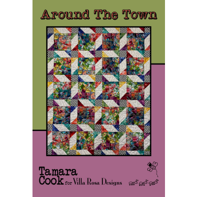 Villa Rosa Designs - Around The Town Post Card Quilt