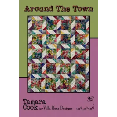 Villa Rosa Designs - Around The Town - Post Card Quilt