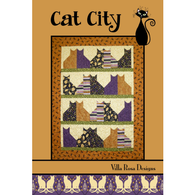 Villa Rosa Designs - Cat City Post Card Quilt Pattern