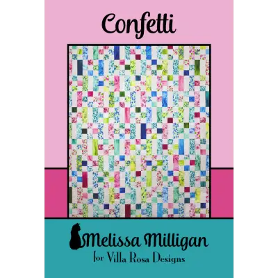 Villa Rosa Designs - Confetti - Post Card Quilt Pattern