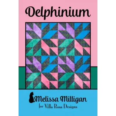 Villa Rosa Designs - Delphinium - Post Card Quilt Pattern