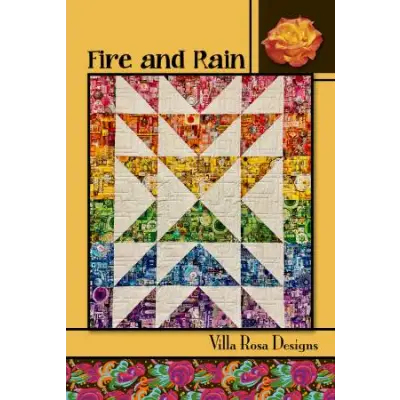 Villa Rosa Designs - Fire and Rain - Post Card Quilt