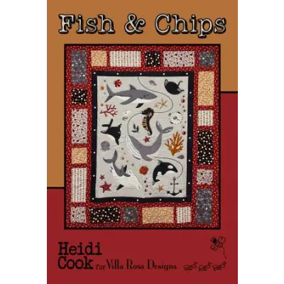 Villa Rosa Designs - Fish & Chips - Post Card Quilt Pattern