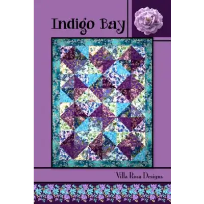 Villa Rosa Designs - Indigo Bay - Post Card Quilt Pattern