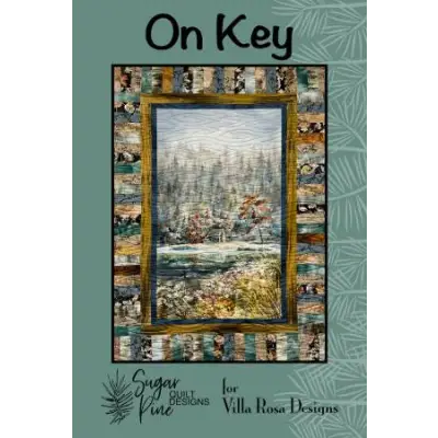 Villa Rosa Designs - On Key - Post Card Quilt Pattern onkey