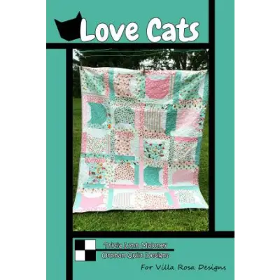 Villa Rosa Designs - Love Cats - Post Card Quilt Pattern