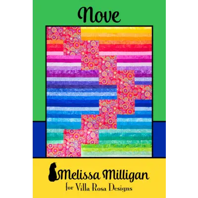 Villa Rosa Designs - Nove - Post Card Quilt Pattern nove