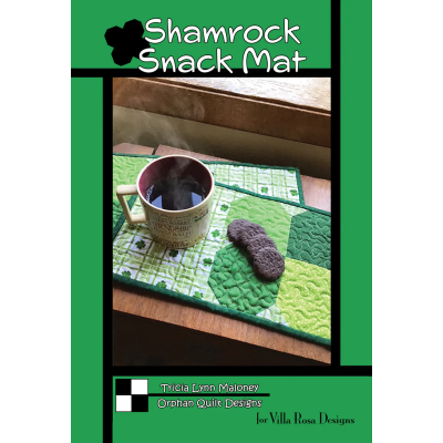 Villa Rosa Designs - Shamrock Snack Mat Post Card Quilt