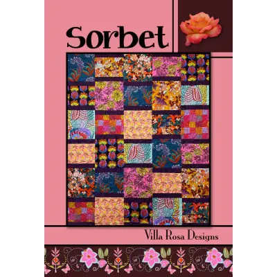 Villa Rosa Designs - Sorbet - Post Card Quilt Pattern 551313