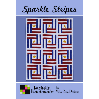 Villa Rosa Designs - Sparkle Stripes Post Card Quilt