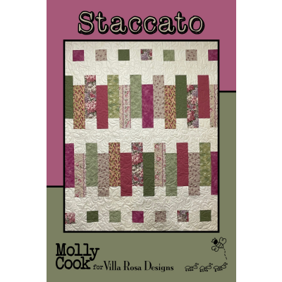 Villa Rosa Designs - Staccato - Post Card Quilt Pattern