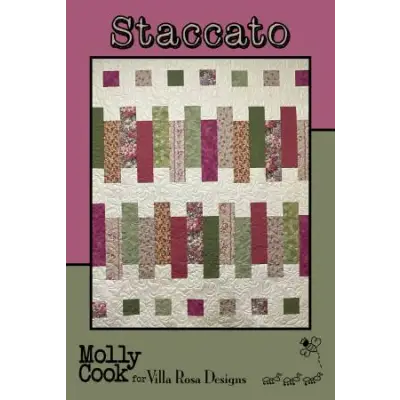 Villa Rosa Designs - Staccato - Post Card Quilt Pattern