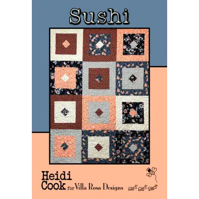 Villa Rosa Designs - Sushi - Post Card Quilt Pattern 412841